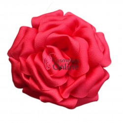 Brosa si clema pentru par sau vestimentar TRD013SS floare Rosie